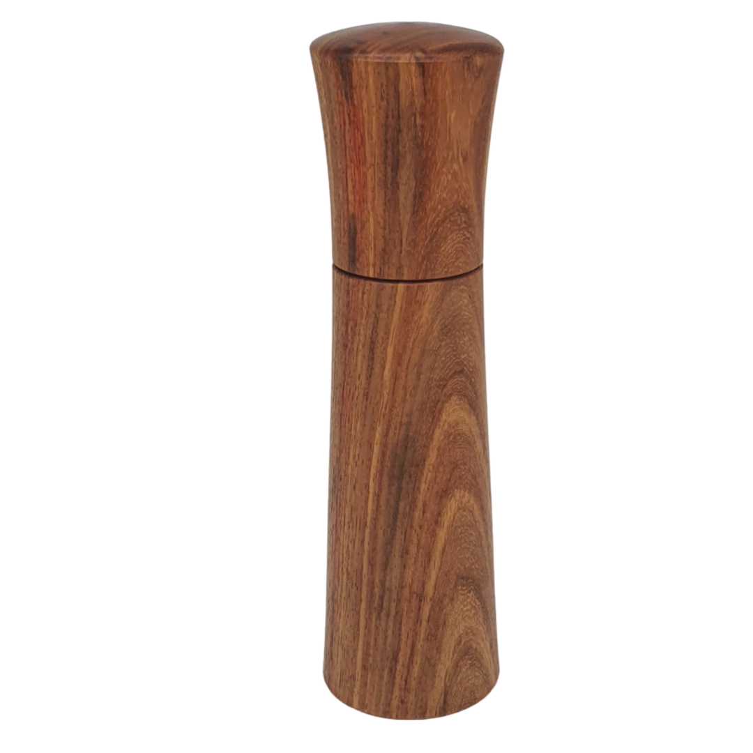 Kiaat salt and pepper mill