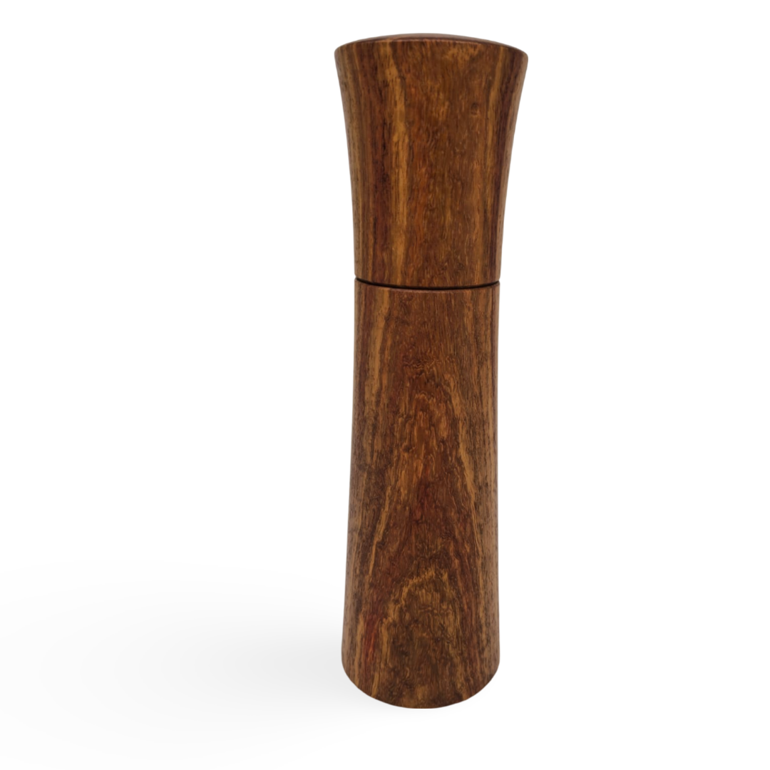 Kiaat salt and pepper mill